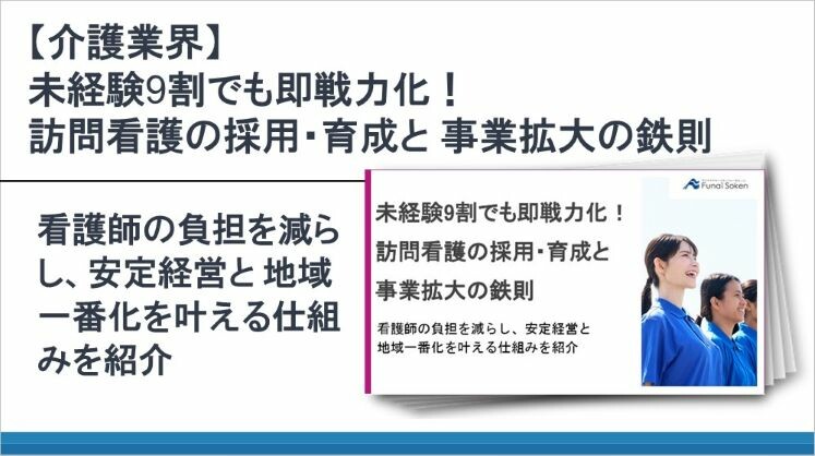 【介護業界】未経験9割でも即戦力化！