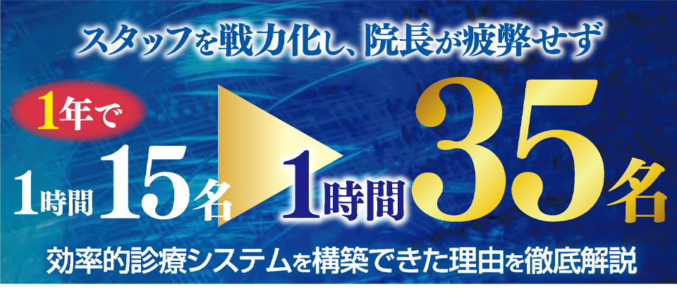 30坪で1時間35人診察！皮膚科診療効率化セミナー