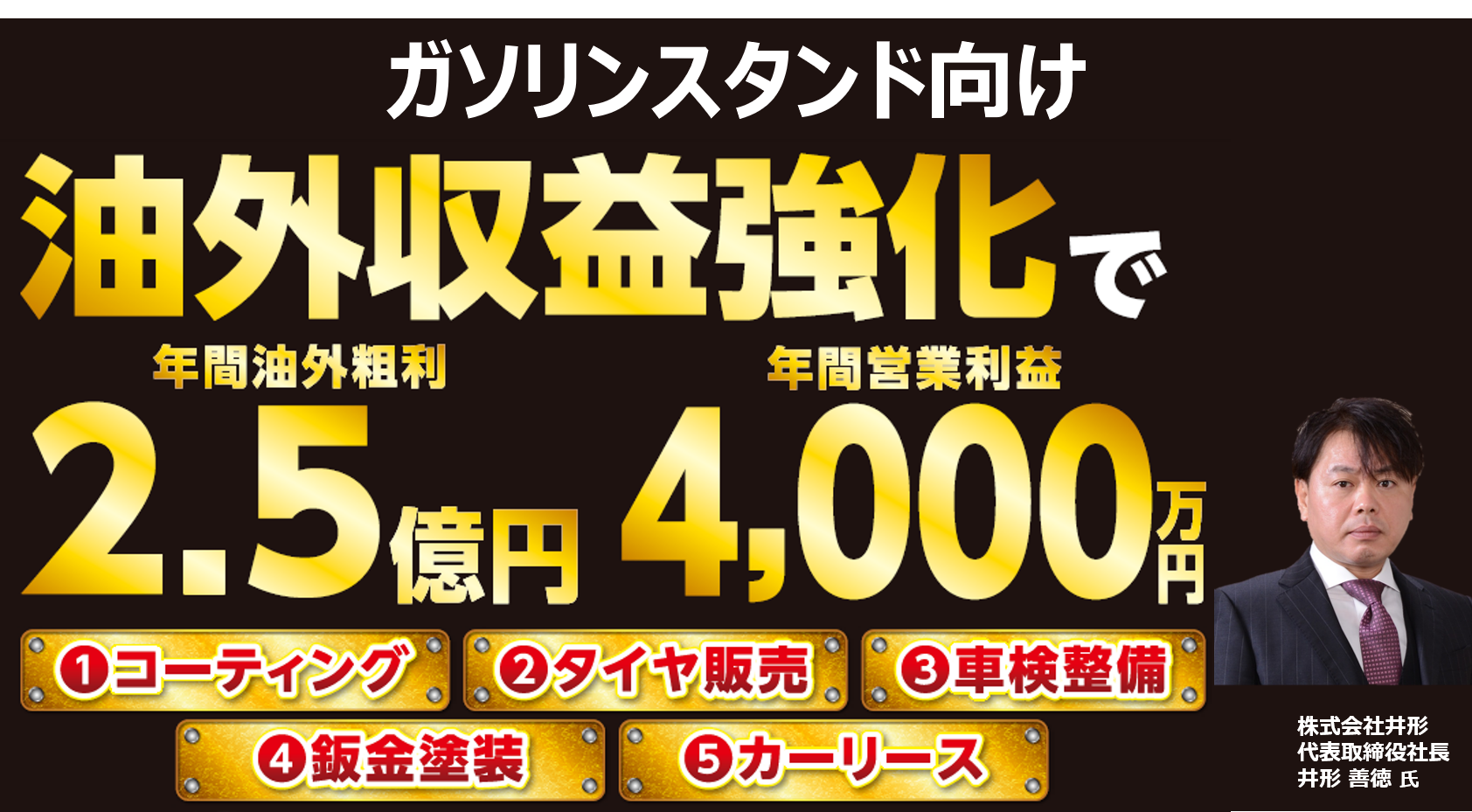 ガソリンスタンド向け油外収益強化セミナー