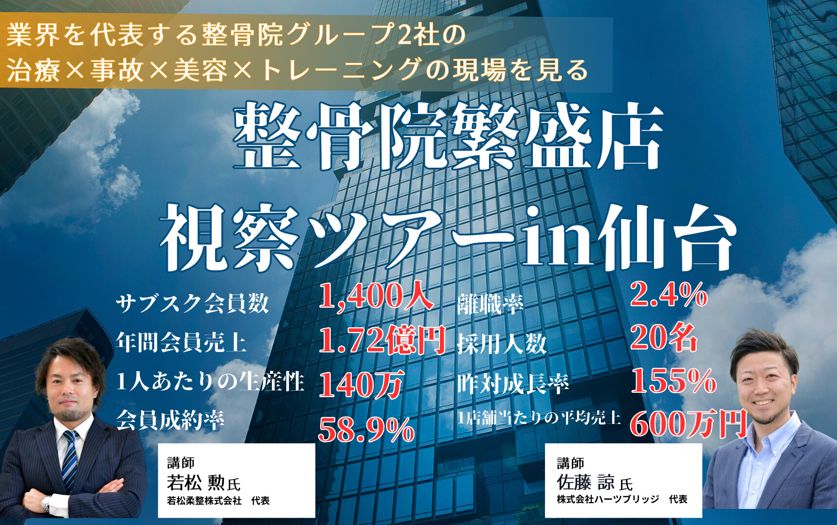 整骨院繁盛店視察ツアー
