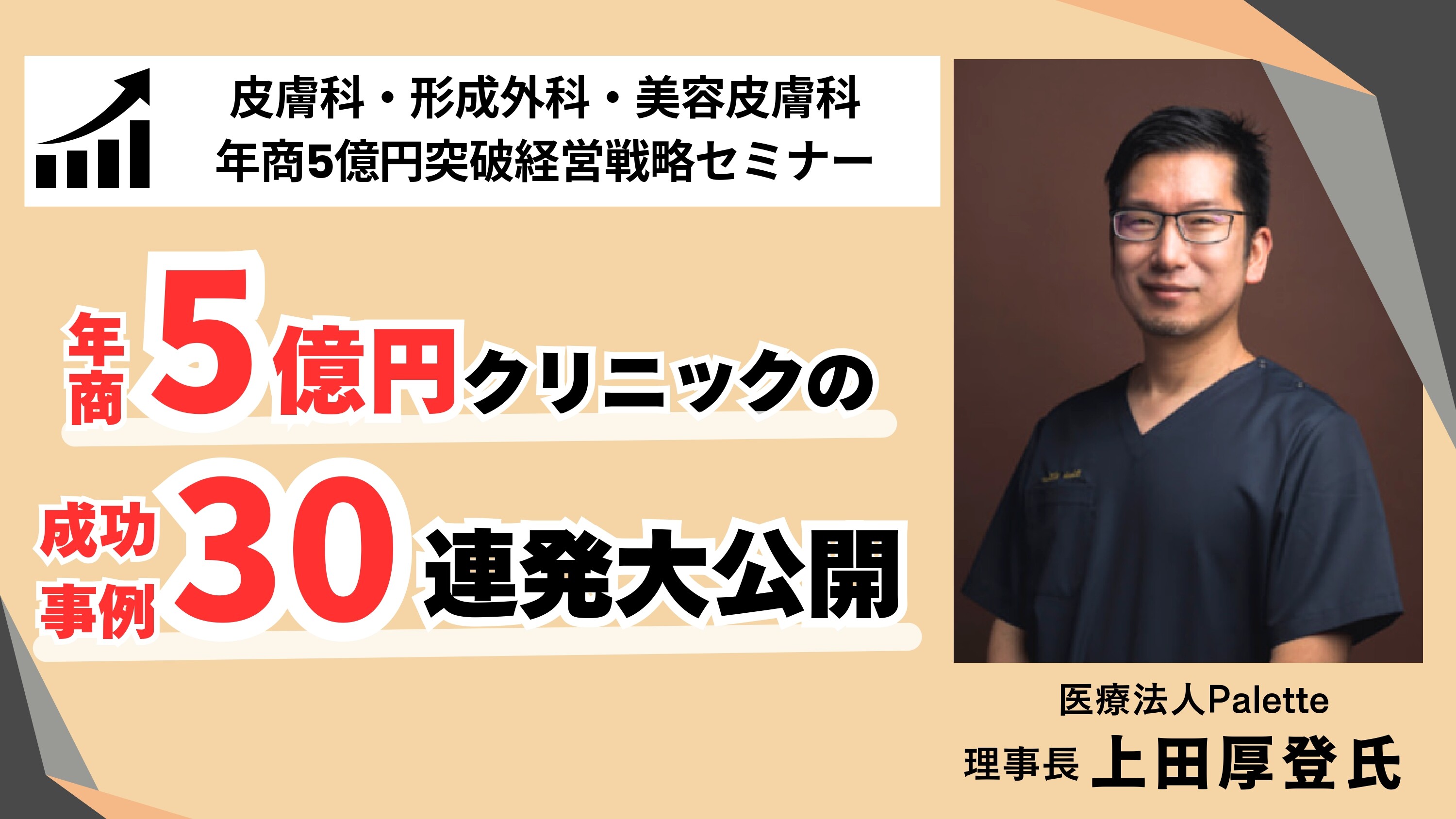 皮膚科・形成外科・美容皮膚科｜年商5億円突破経営戦略セミナー