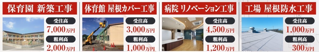 民間工事の受注事例