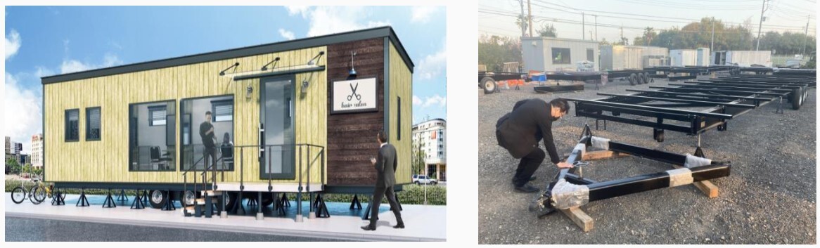 災害対応トレーラーハウス