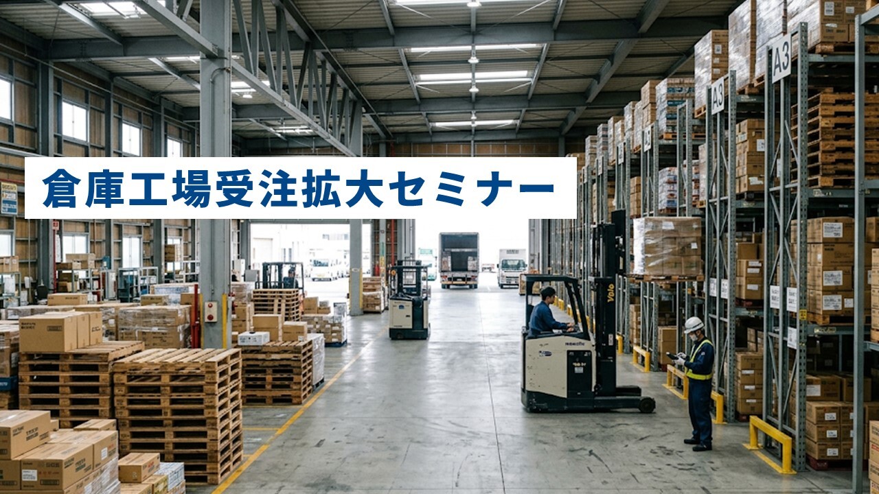 倉庫工場受注拡大セミナー