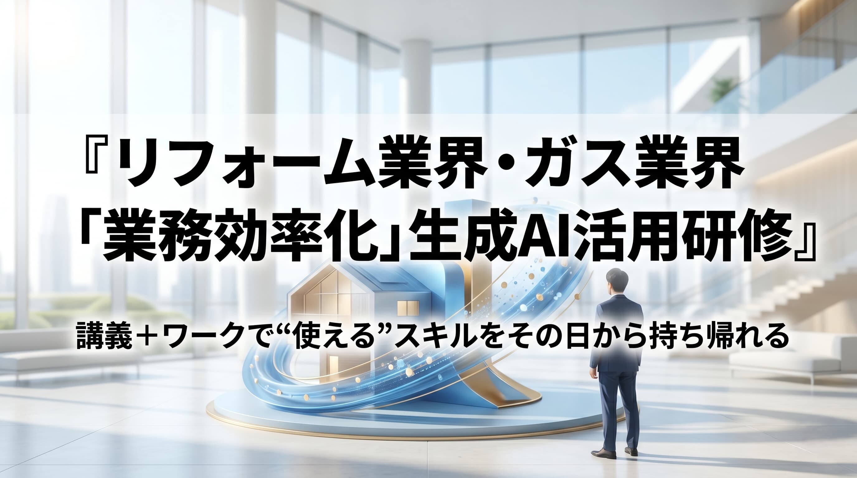 リフォーム業界・ガス業界「業務効率化」生成AI活用研修