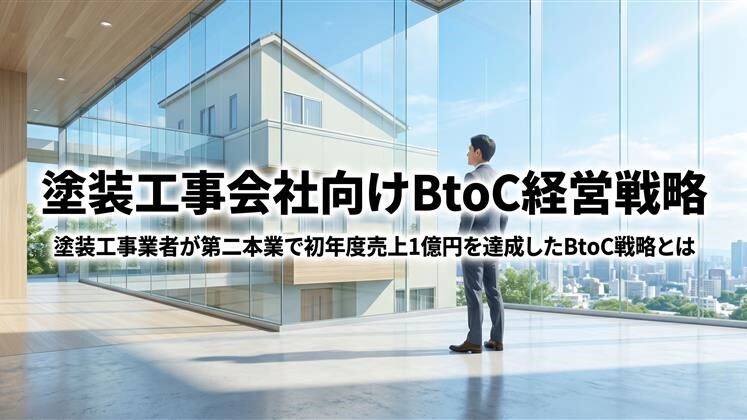 塗装工事会社向けBtoC経営戦略