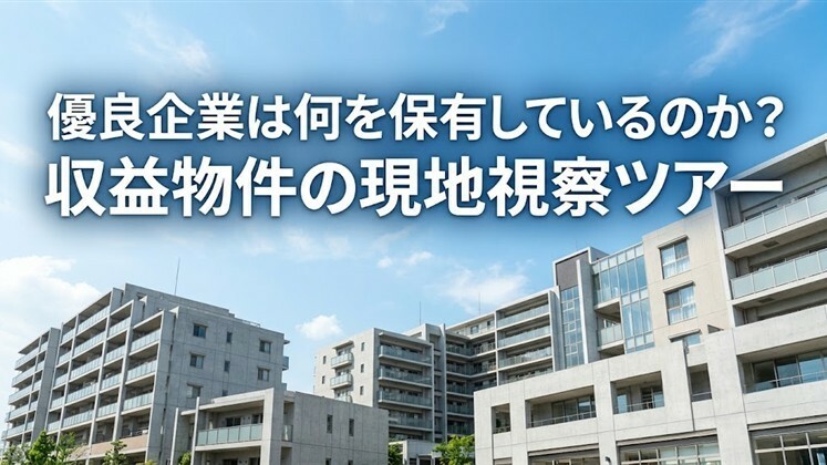 優良企業は何を保有しているのか？収益物件の現地視察ツアー