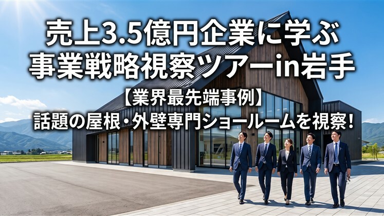 売上3.5億円企業に学ぶ事業戦略視察ツアーin岩手