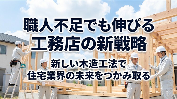 職人不足でも伸びる工務店の新戦略