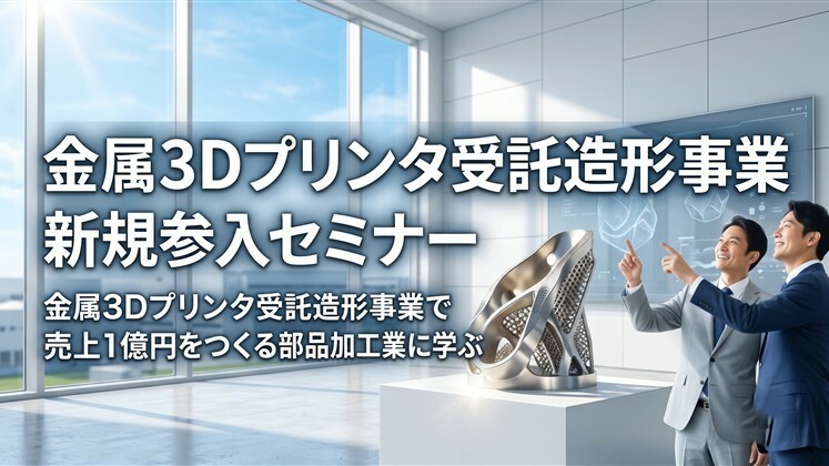 金属3Dプリンタ受託造形事業　新規参入セミナー