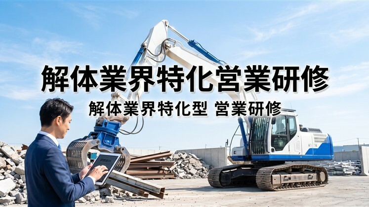 解体業界特化営業研修