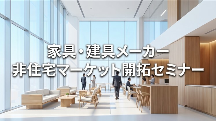 家具・建具メーカー　非住宅マーケット開拓セミナー