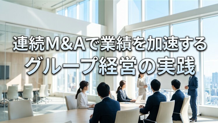 連続M&Aで業績を加速するグループ経営の実践