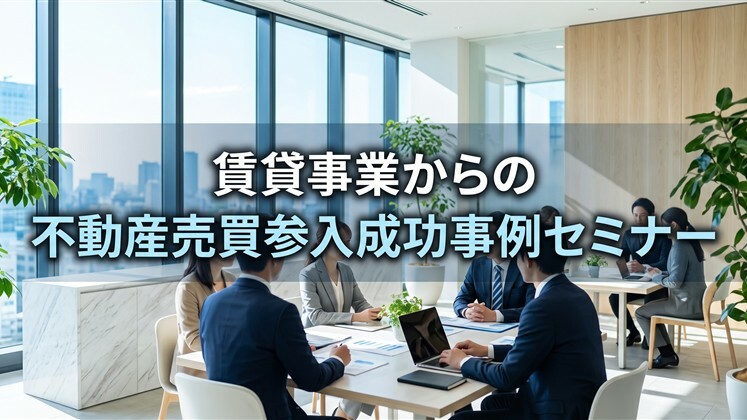賃貸事業からの不動産売買参入成功事例セミナー