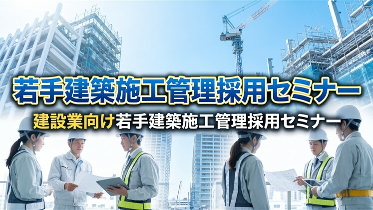 若手建築施工管理採用セミナー