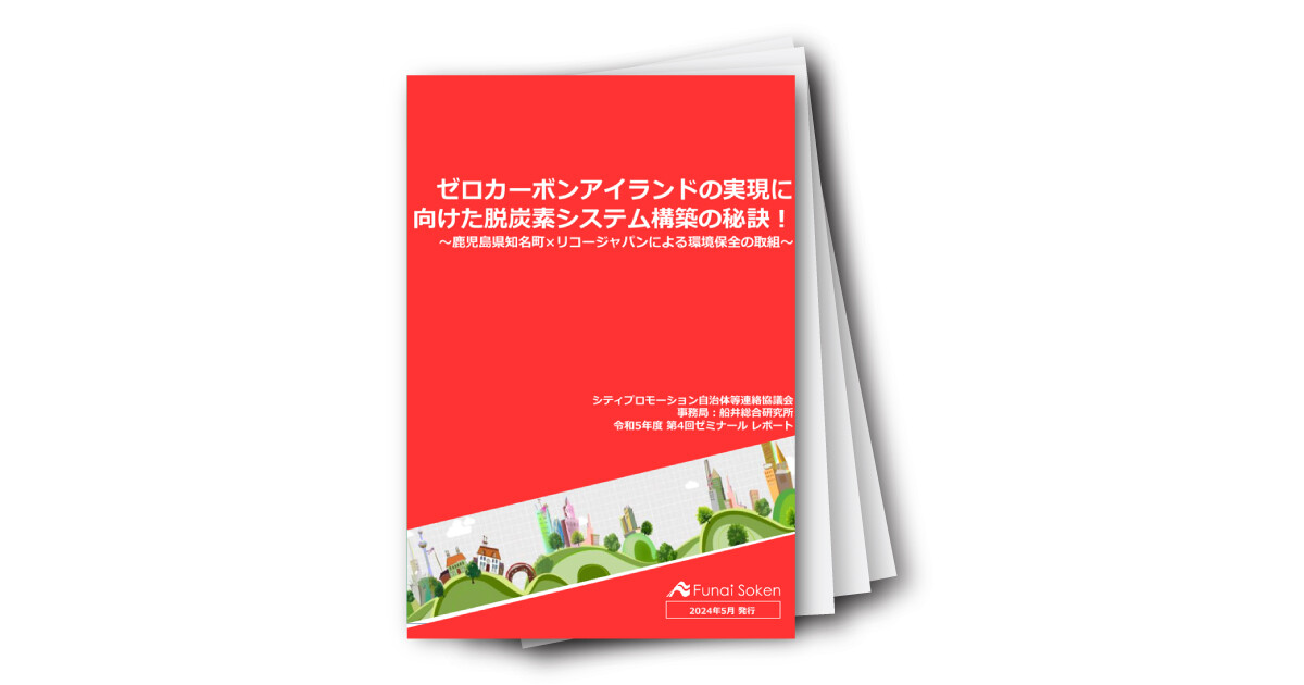 「シティプロモーション　特選レポート　Vol.6　鹿児島県知名町」