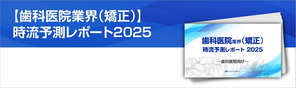 【歯科医院業界（矯正）】時流予測レポート2025