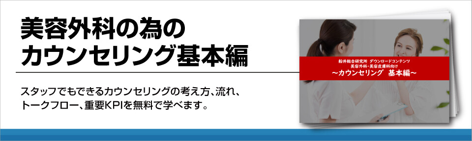 【美容外科・美容クリック経営】カウンセリングの基本と成功法則