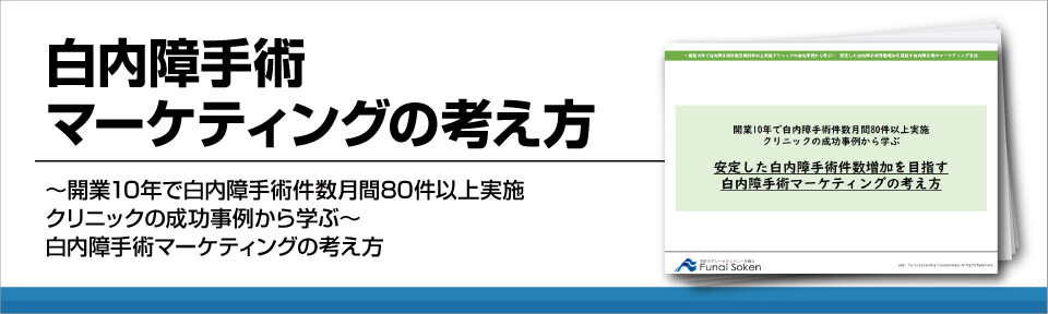 白内障手術マーケティングの考え方