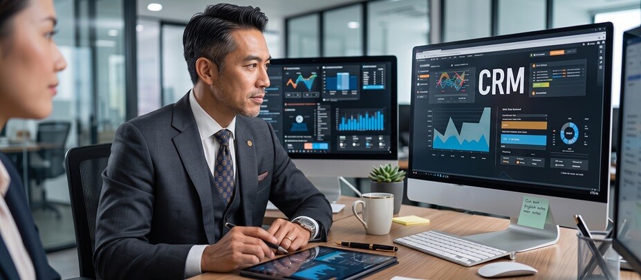 記事「CRM（顧客関係管理）システム導入支援コンサルティング」のメイン画像