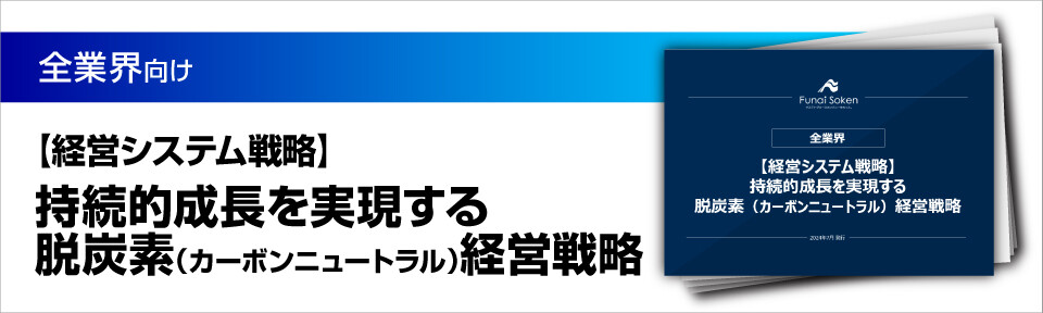 【経営システム戦略】持続的成長を実現する脱炭素（カーボンニュートラル）経営戦略