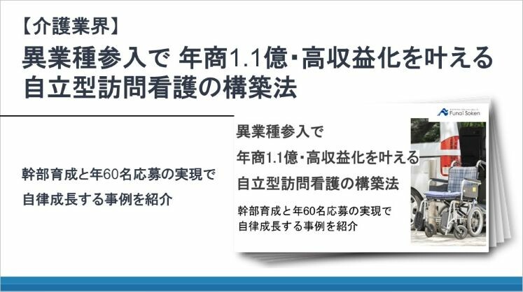 【介護業界】異業種参入で